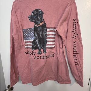 Simply Southern Mauve Long Sleeve Tee